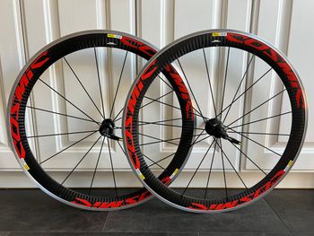 Mavic, Like NEW!  Cosmic SLS Carbon Wheels/28 Shimano Frehub 10/11/12 Speed