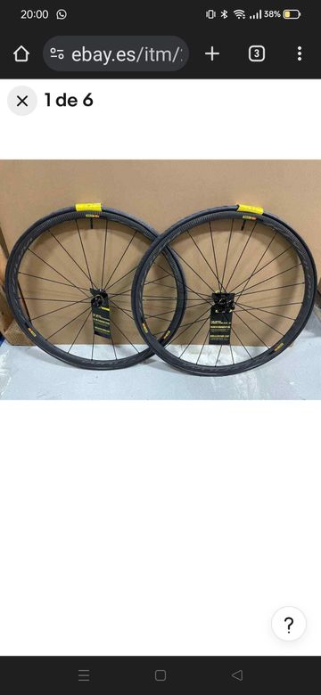 Used Mavic Ksyrium pro carbon SL disc tubular 2021 Wheels