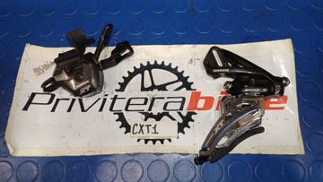 Used Shimano Comando + deragliatore Shimano XT 3x11v - CXT1 2015 Drivetrain & Pedals