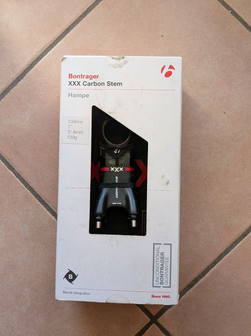 Bontrager XXX Carbon Stem 2022 Cockpit d'occasion