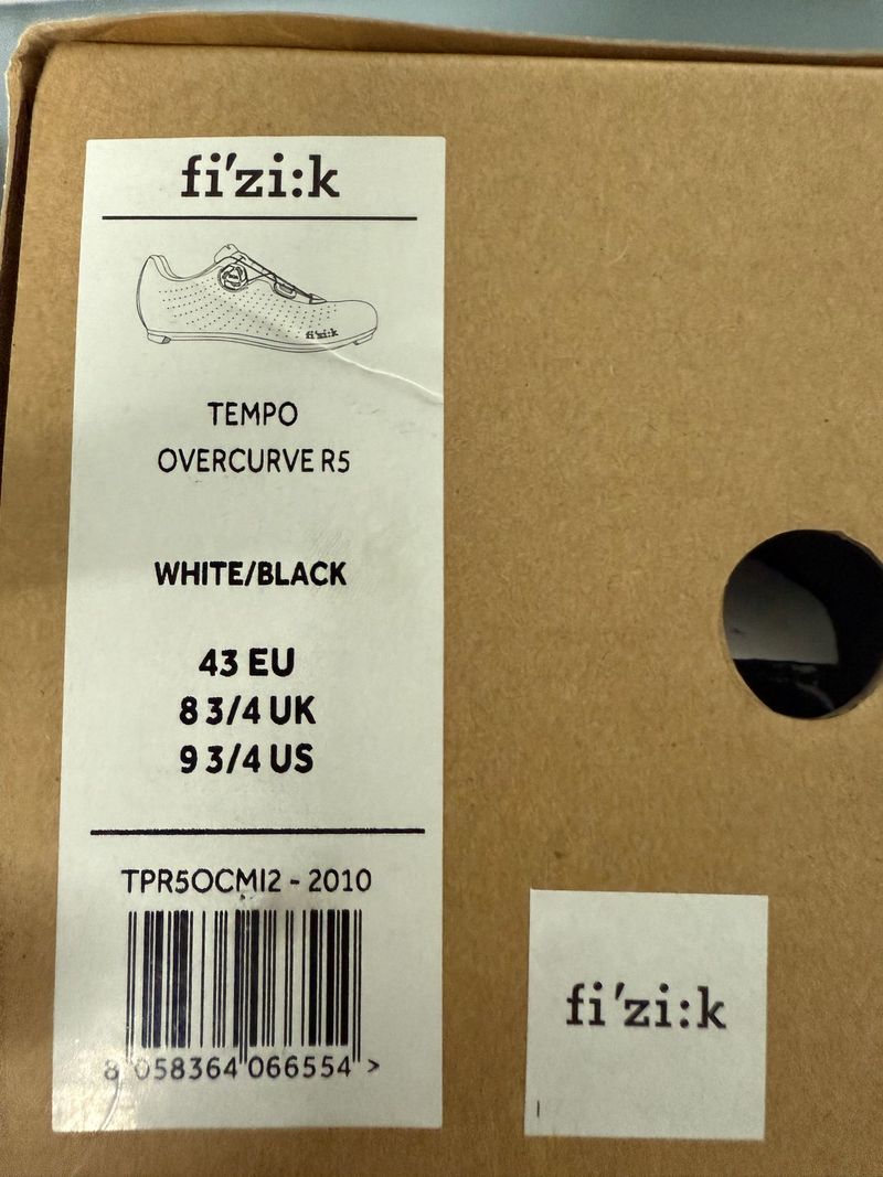 Used Fizik Tempo overcurve r5 2020 Cycling Shoes