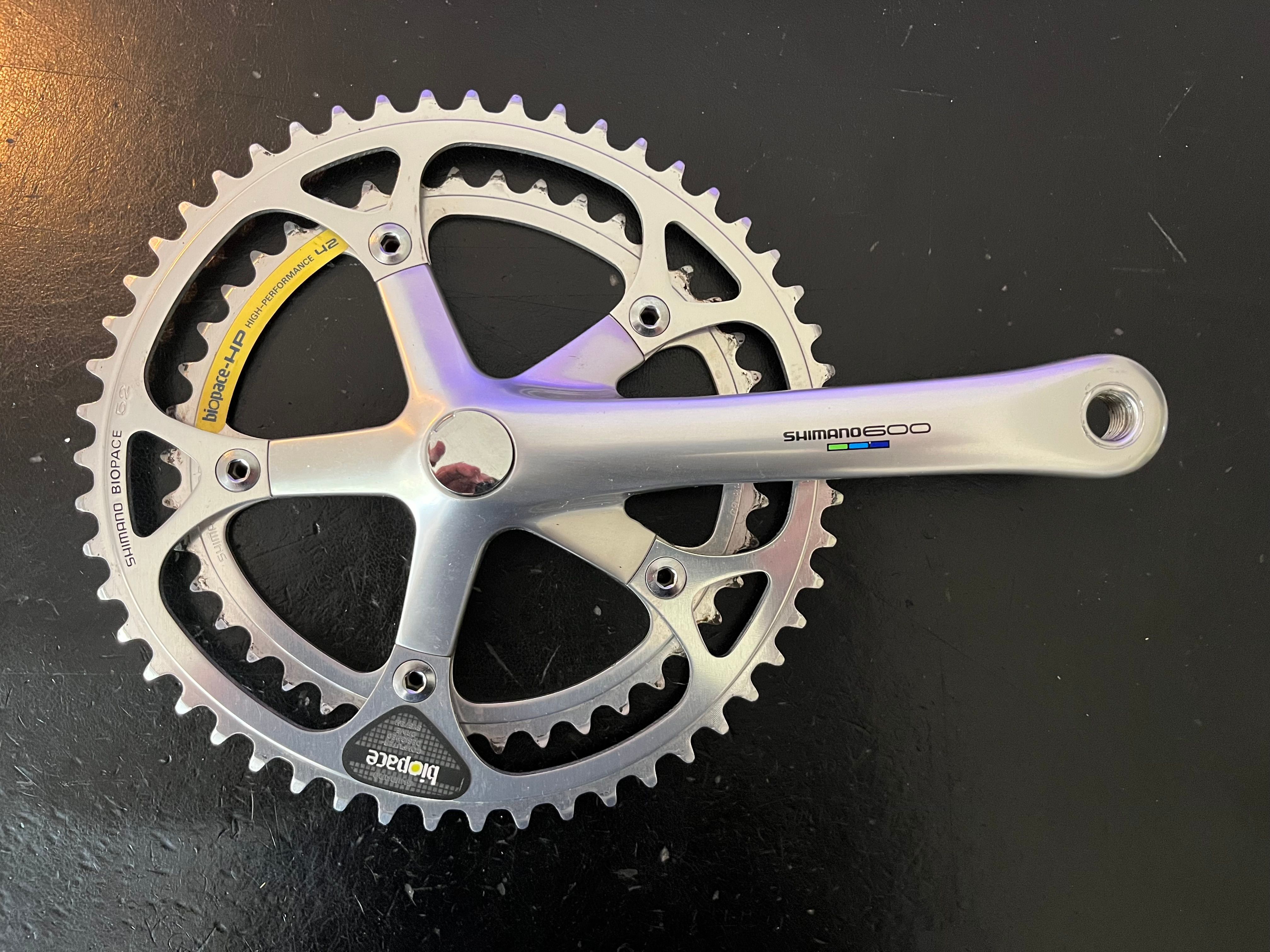 ヴィンテージSHIMANO600(FC-6207)クランク52⁄39T170mm Shimano 600