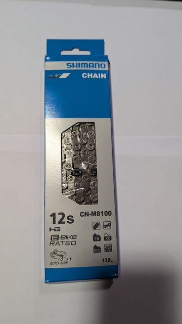 Brugt Shimano Chain Shimano e-bike 12 vitesses (CN-M8100) 2025 Drivetrain & Pedals