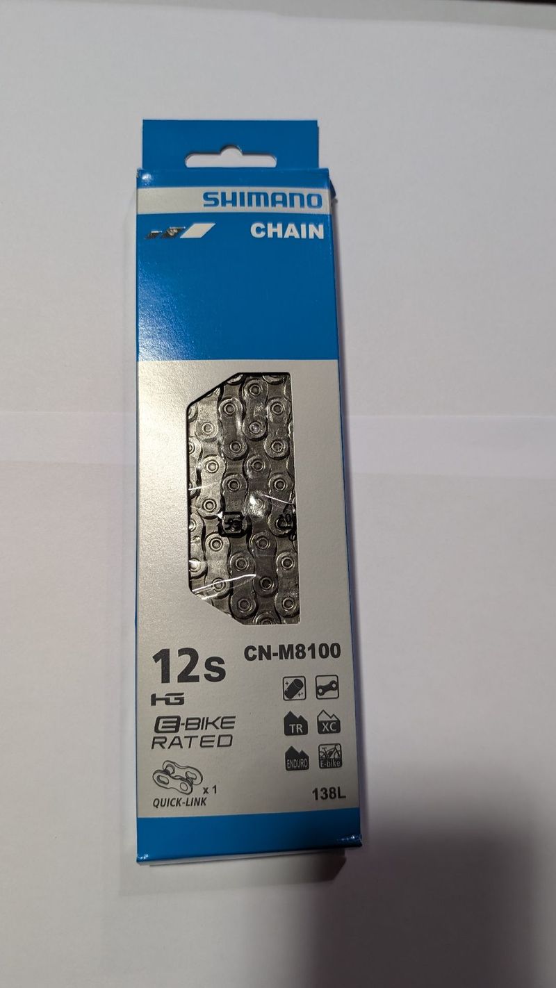 Shimano Chain Shimano e-bike 12 vitesses (CN-M8100) 2025 Drivetrain & Pedals de segunda mano