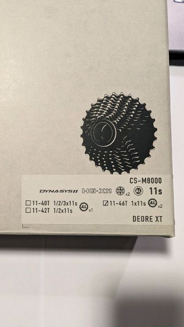 Brugt Shimano Cassette Shimano deore XT 11 vitesses CS-M8000 2025 Drivetrain & Pedals