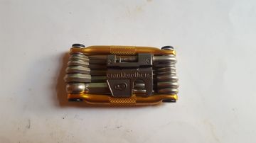 Brugt Crankbrothers Multi-19 Pocket Tool Gold 2023 Drivetrain & Pedals