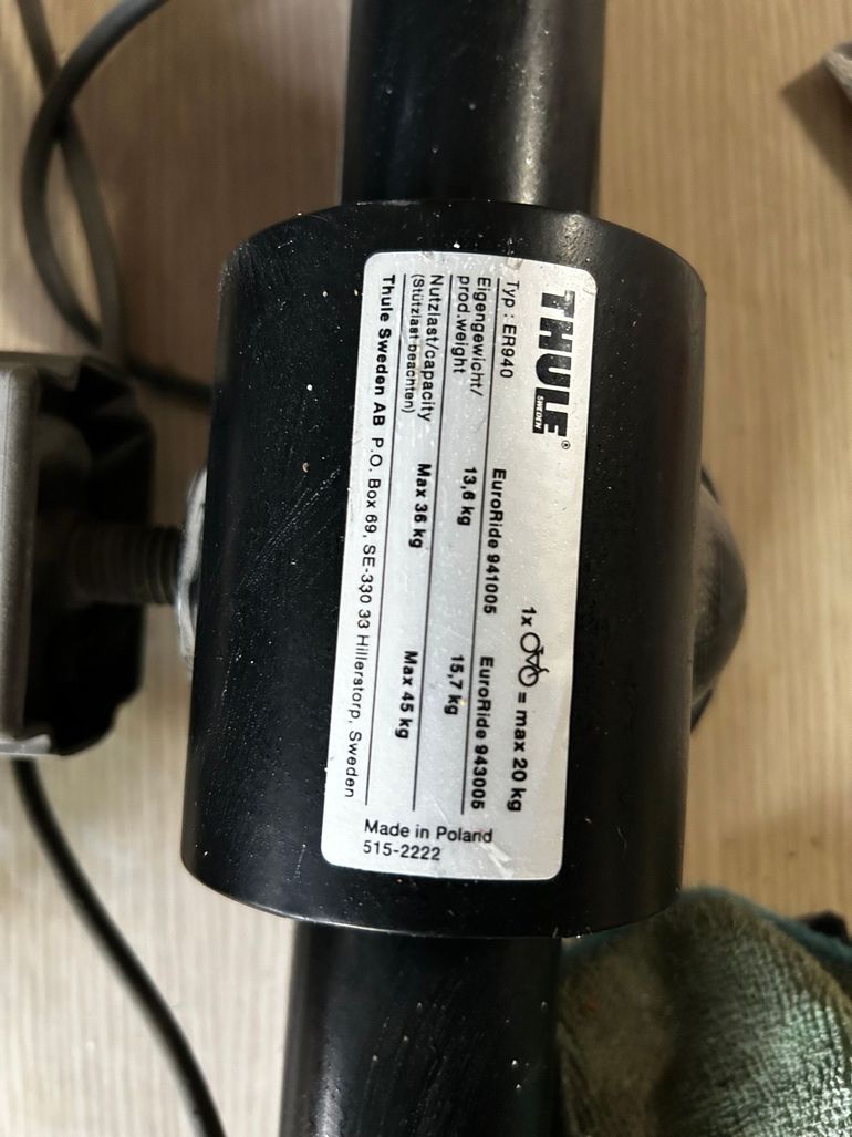 Used Thule ER940 2012 bike — image 2 of 3
