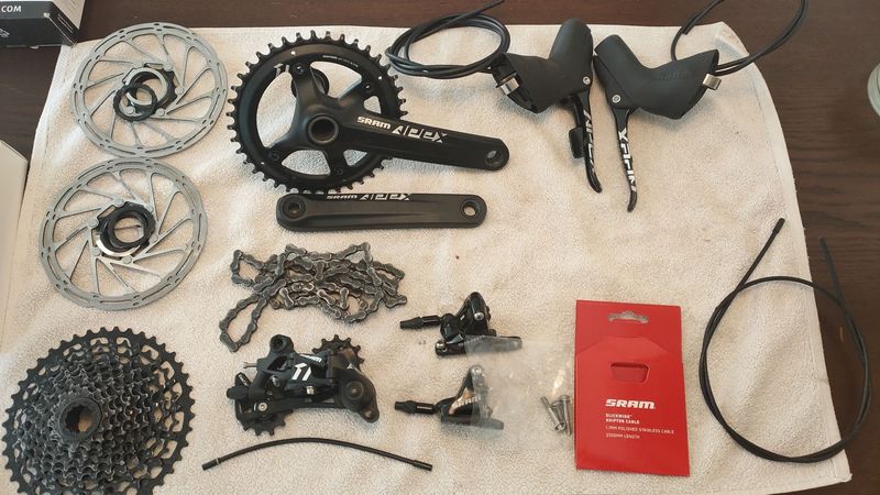 Used Sram Apex 1 2024 Drivetrain & Pedals