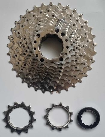 Used Shimano CS-HG500-10 Speed 2022 Drivetrain & Pedals