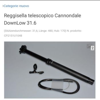 Cannondale Download dropper 2022 bike usato — immagine 2 di 4
