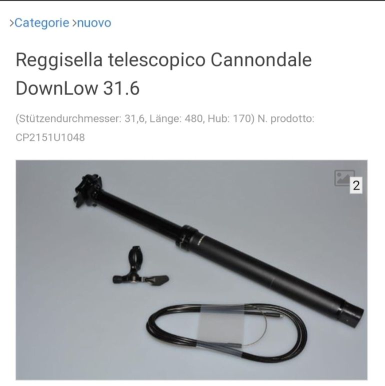 Cannondale Download dropper 2022 bike usato — immagine 2 di 4