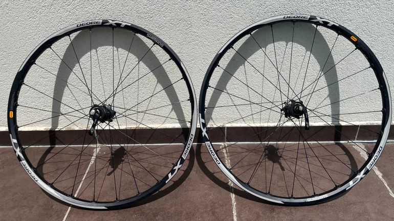 Deore Xt Ruote Mtb 26 Dt Swiss Vintage Campagnolo Wheelset 26