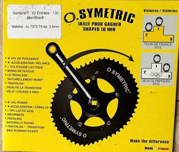O.symetric Osymetric Oval 42T 130mm Drivetrain & Pedals usato