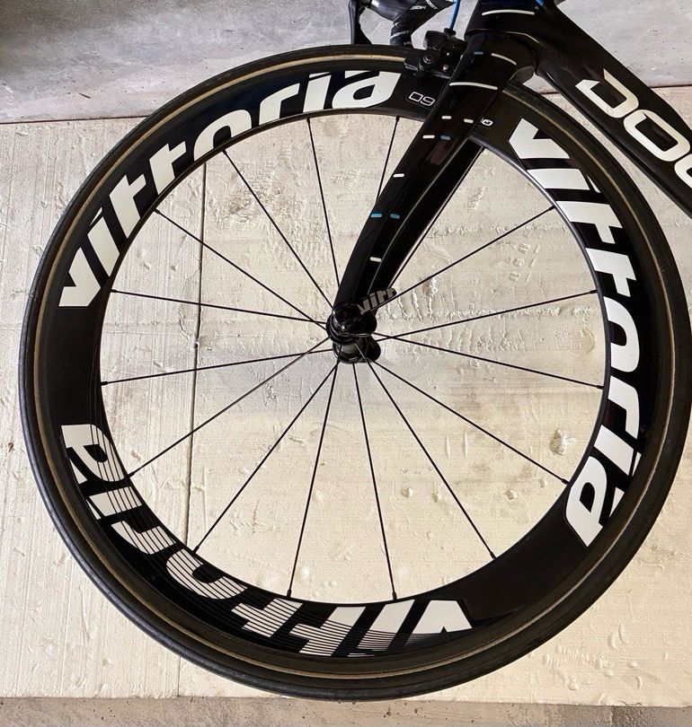 Vittoria qurano60 カーボンホイール　前後セット Vittoria qurano60 カーボンホイール 前後セット 美品 ヴィットリア