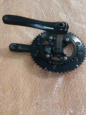 Brugt Shimano RS510 DOUBLE CHAINSET CRANK 52X36 2025 bike — billede 3 af 5