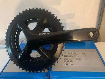 Brugt Shimano RS510 DOUBLE CHAINSET CRANK 52X36 2025 bike — billede 2 af 5