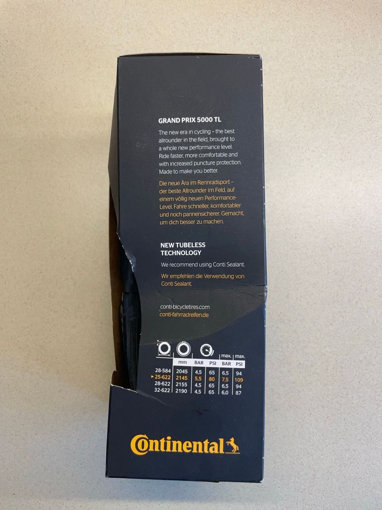 Brugt Continental GP5000 TL 2025 bike — billede 3 af 3