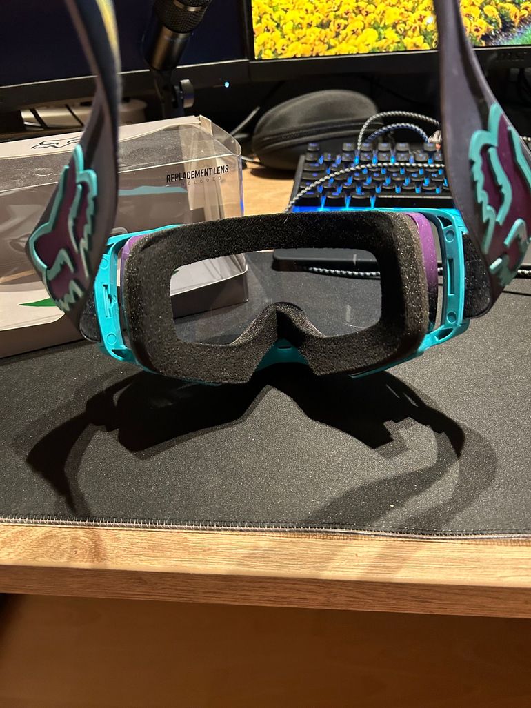 Fox airspace Vizen goggle 2023 bike usato — immagine 3 di 4