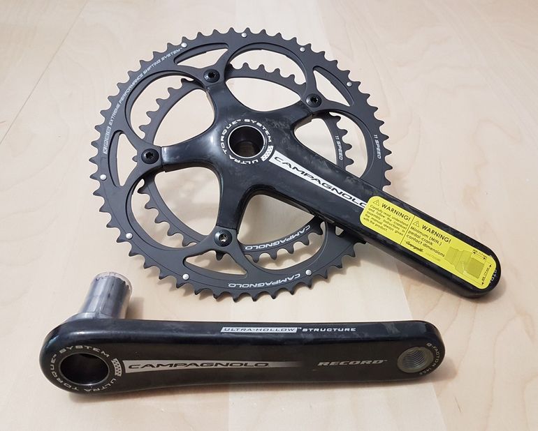 Bike Campagnolo Cx11 希少】Campagnolo CX11 カーボンクランク メルカリ