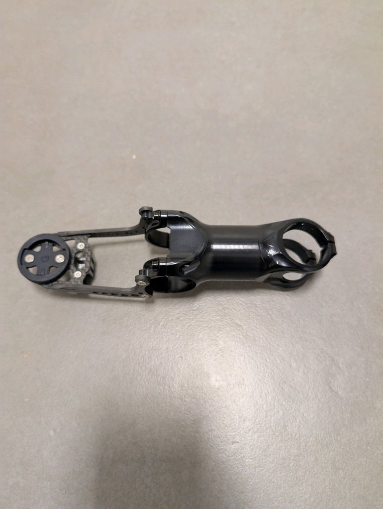 Used EXTRALITE EXTRALITE Vorbau HyperStem MTB/ Road 31,8 mm | +/ - 6° 80 mm + EXTRALITE Computer und GoPro Halterung GP-02 für CH-02 2024 bike — image 2 of 2