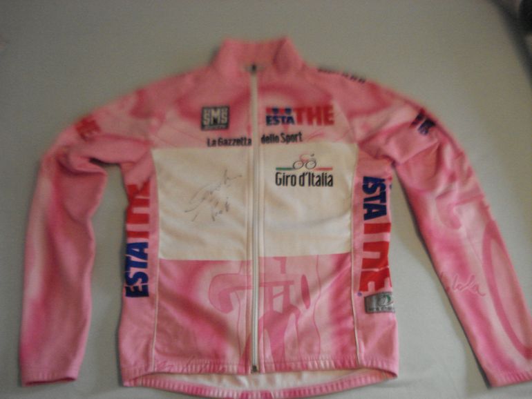 Used Santini Maglia rosa Giro d'Italia Paolo Savoldelli 2005 bike — image 2 of 4