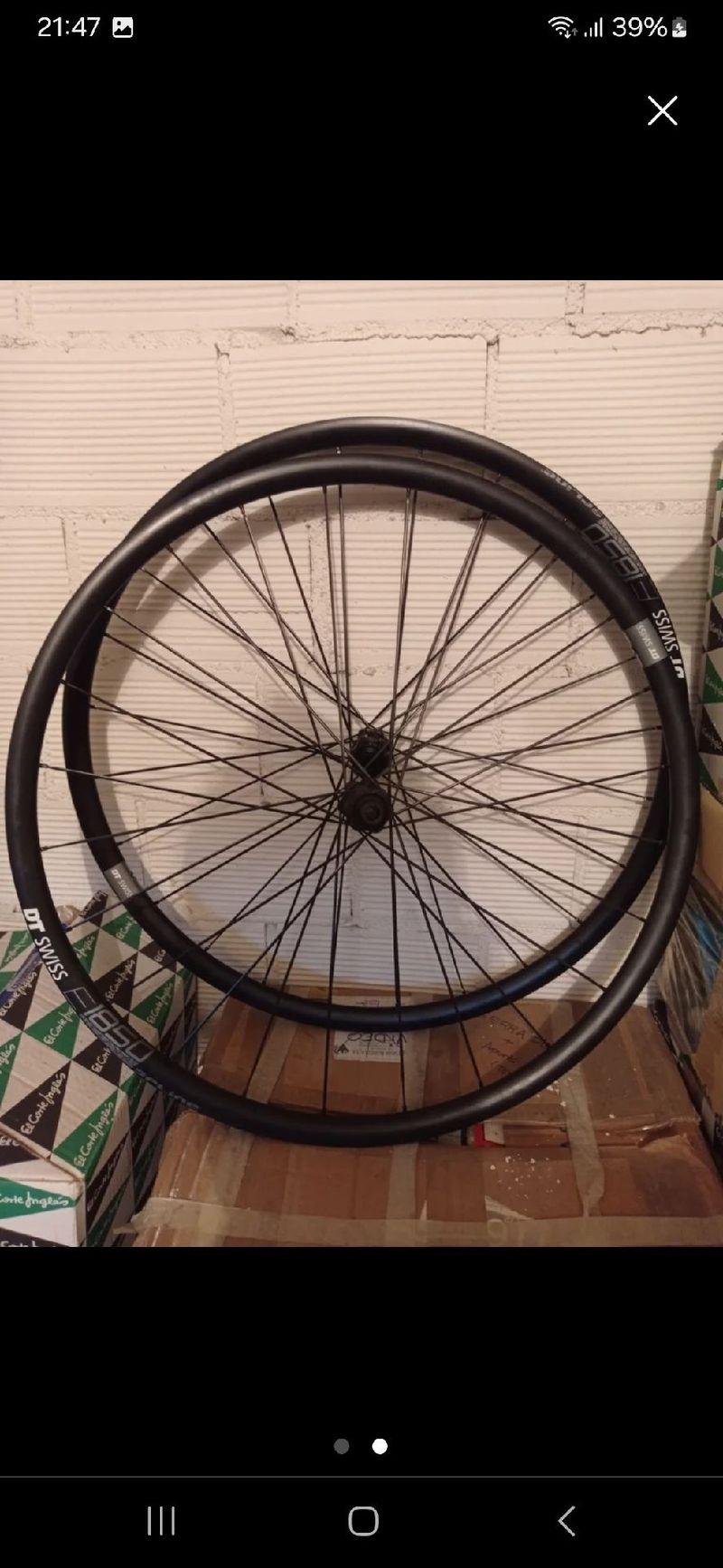 Used Dt Swiss E1850 spline disc 23mm 2020 Wheels