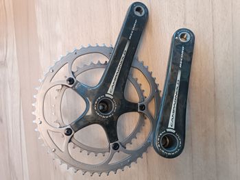 Campagnolo, Pédalier Campagnolo Record Carbone – 11v – 53/39 – Ultra-Torque – 172,5 mm
