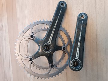 Gebrauchtes Campagnolo Pédalier Campagnolo Record Carbone – 11v – 53/39 – Ultra-Torque – 172, 5 mm 2016 Drivetrain & Pedals
