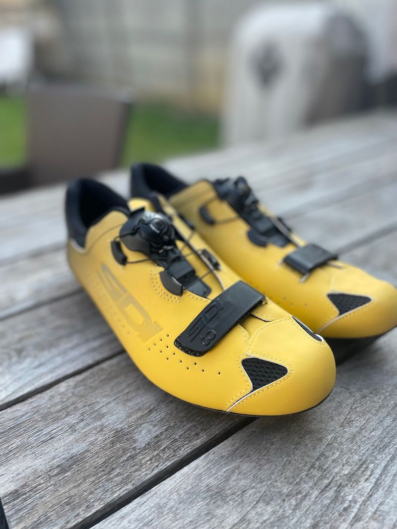 Tweedehands Sidi sixty Carbon yellow 2024 Cycling Shoes