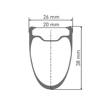 Used Dt Swiss ARC 1400 dicut 38mm 2025 bike — image 5 of 5