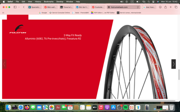 Fulcrum Rapid Red 3 2024 Wheels usato