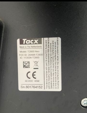 Brugt Tacx T2800 Neo 2019 bike — billede 3 af 3