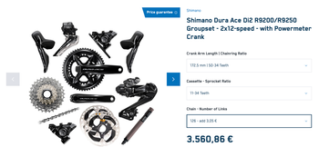 Used Shimano Dura Ace Di2 R9200, powermeter, ceramicspeed 2024 bike — image 1 of 10