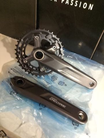 Shimano FC-M5100 doppia 11 vel 36-26 2021 Drivetrain & Pedals usato