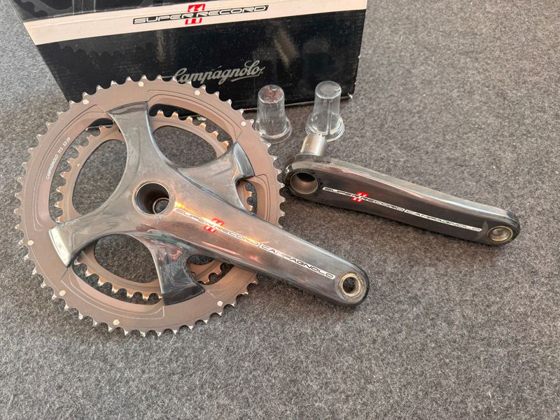 Used Campagnolo Super Record TI 172, 5 39-53 2018 Drivetrain & Pedals