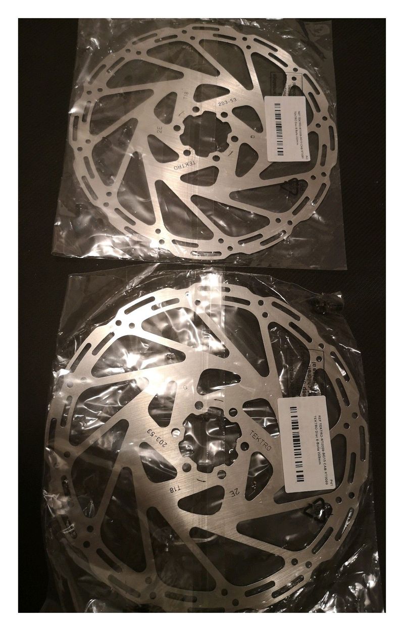 Używany Tektro Paire de disques TEKTRO 203mm 6 trous Brakes