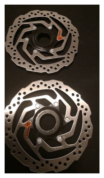Brugt Shimano Paire de disques de frein Shimano CL 160mm Brakes