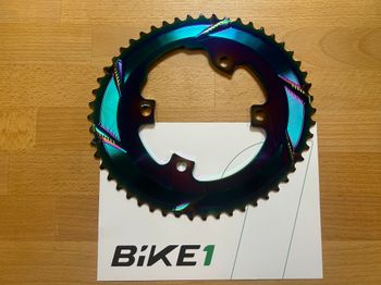 Tweedehands Absoluteblack Oval Road 9100/8000 52D Rainbow 2022 Drivetrain & Pedals