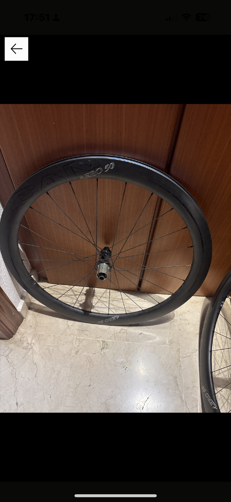 Brugt ICAN aero 50 disc 2024 bike — billede 9 af 10