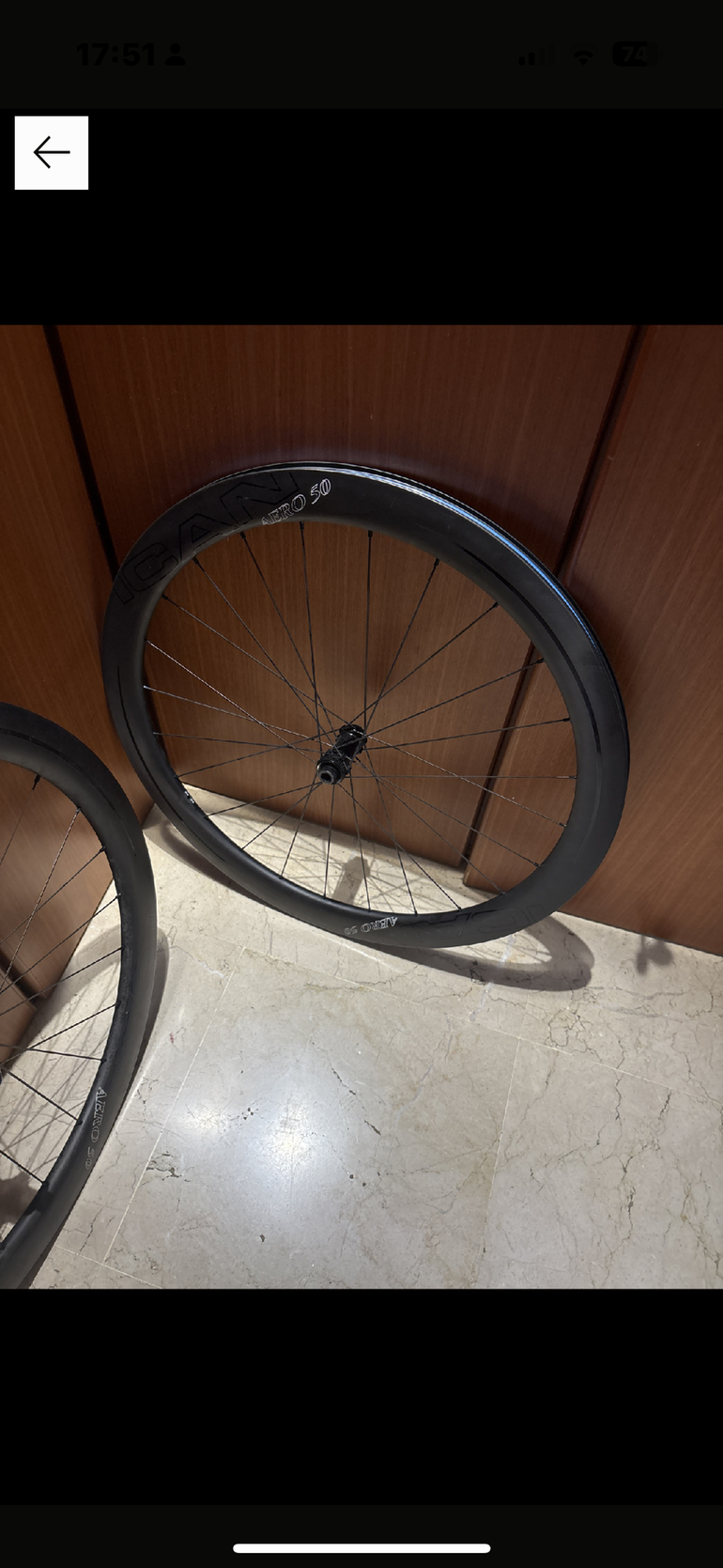 Brugt ICAN aero 50 disc 2024 bike — billede 8 af 10