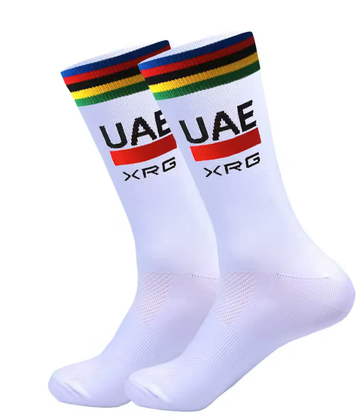 Gebrauchtes Shimano UAE XRG Performance Sokken – WK edition 2025 Cycling Clothing