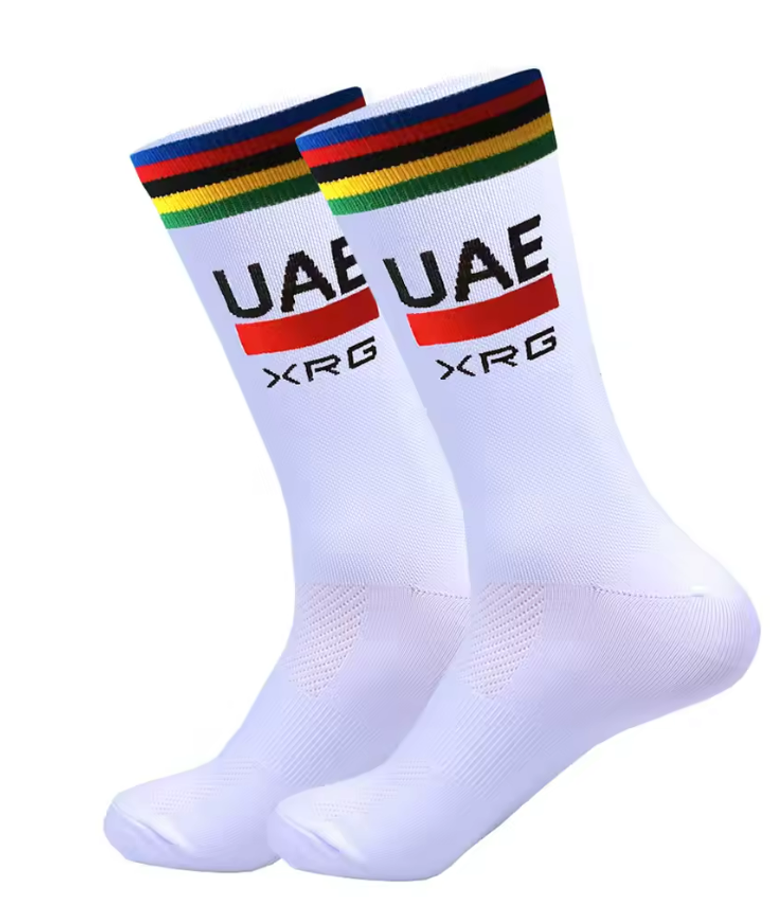 Brugt Shimano UAE XRG Performance Sokken – WK edition 2025 bike — billede 1 af 2