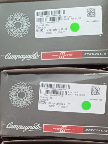 Campagnolo Super record 11v 11/23 11/25 2018 Drivetrain & Pedals usato