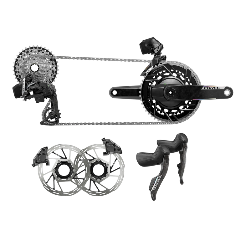 Red Etap Sram Force Etap Axs 2x12sp SRAM Front Derailleur Rival