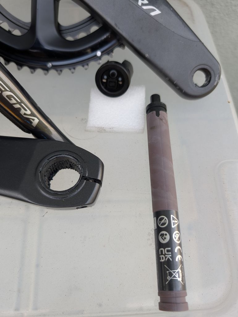 Used Shimano Ultegra r8050 di2 rim brake 172.5 53/39 bike — image 8 of 18