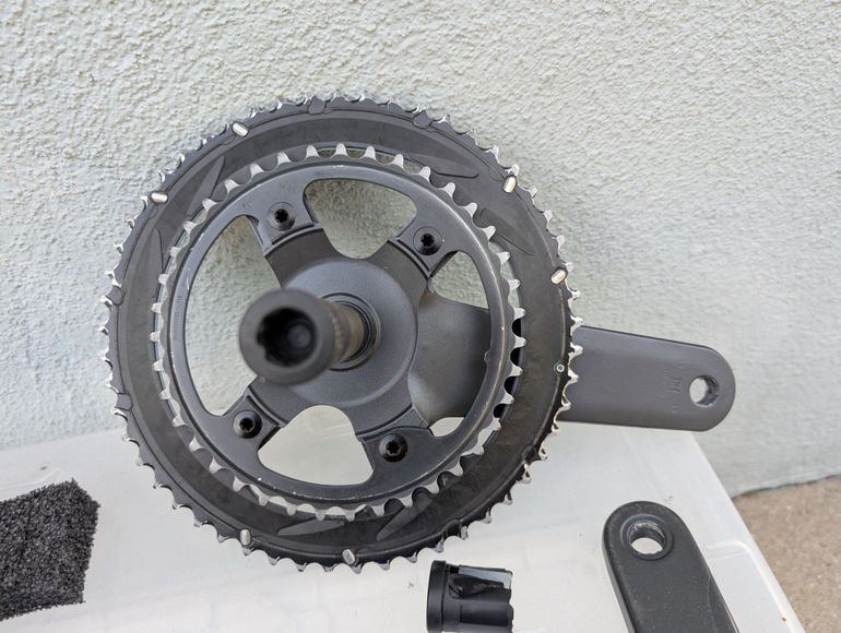 Used Shimano Ultegra r8050 di2 rim brake 172.5 53/39 bike — image 18 of 18