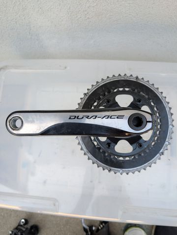 Used Shimano Dura-Ace FC-R9000 172.5 52/36 Drivetrain & Pedals