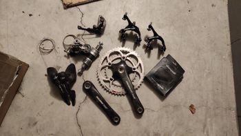 Campagnolo RECORD TITANIUM 10V COMPACT 2007 Groupset usato