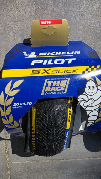 Michelin Pilot SX Slick 2021 Tyres & Tubes usato
