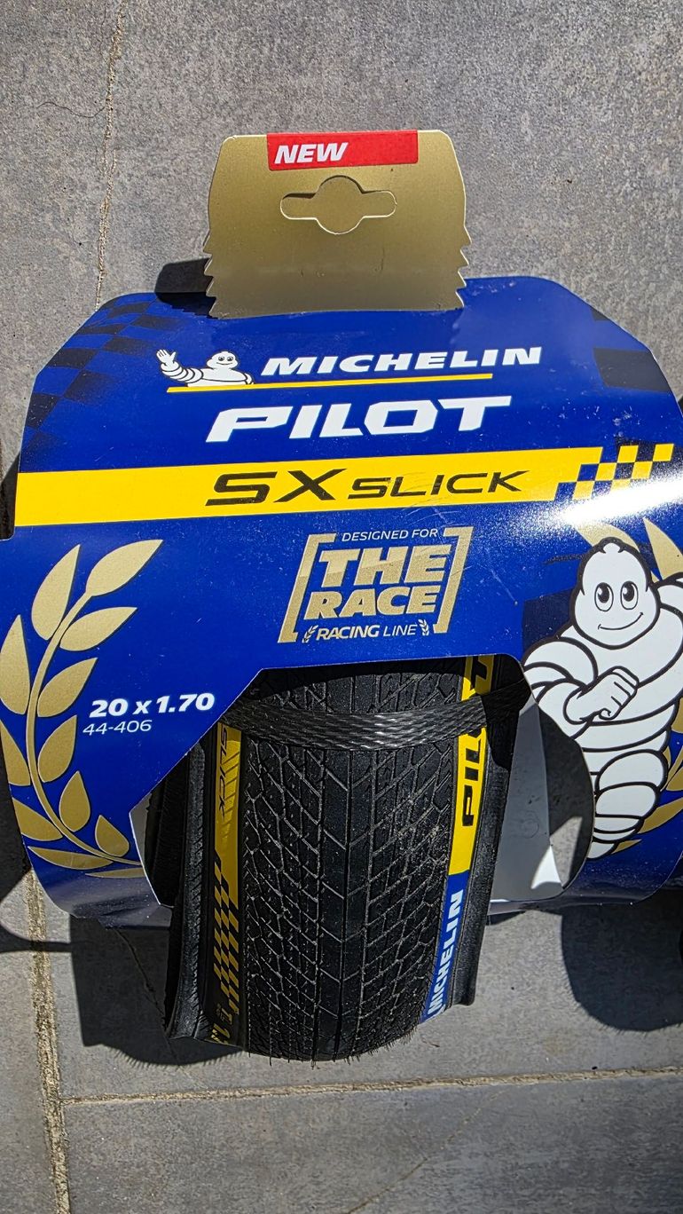 Michelin (× 2) Pilot SX Slick 2021 bike usato — immagine 2 di 3